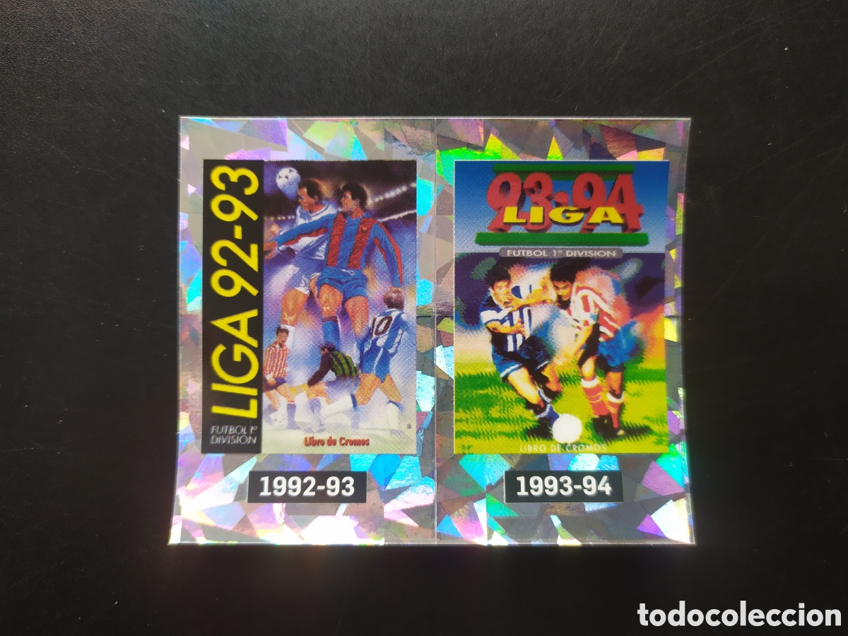 Fu&szlig;ball-Sticker: Liga este 2021 2022 21 22 panini m&aacute;gicos 50 portadas 1992-93 1993-94 n&ordm; 21 22 conmemorativos
