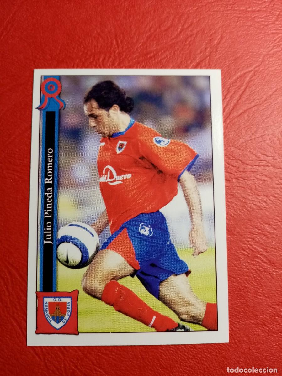 Cromos de F&uacute;tbol: N&ordm; 701 PINEDA, C.D. NUMANCIA. 2&ordf; DIVISION FICHAS 2005 2006 MUNDICROMO PLATINUM