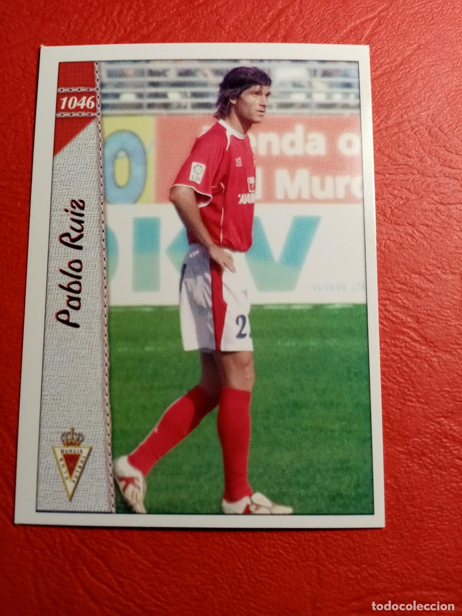 Cartes &agrave; collectionner de Football: N&ordm; 1046 PABLO RUIZ, R. MURCIA CF, 2&ordf; DIVISION FICHAS LIGA 2007, 2006 2007, 06 07 MUNDICROMO