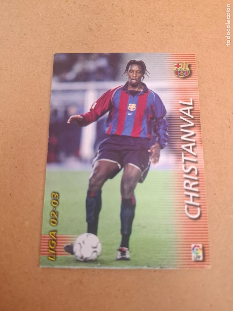 Fu&szlig;ball-Sticker: MEGAFICHAS 2002 2003 02 03 - PANINI - 59 CHRISTANVAL - FC. BARCELONA