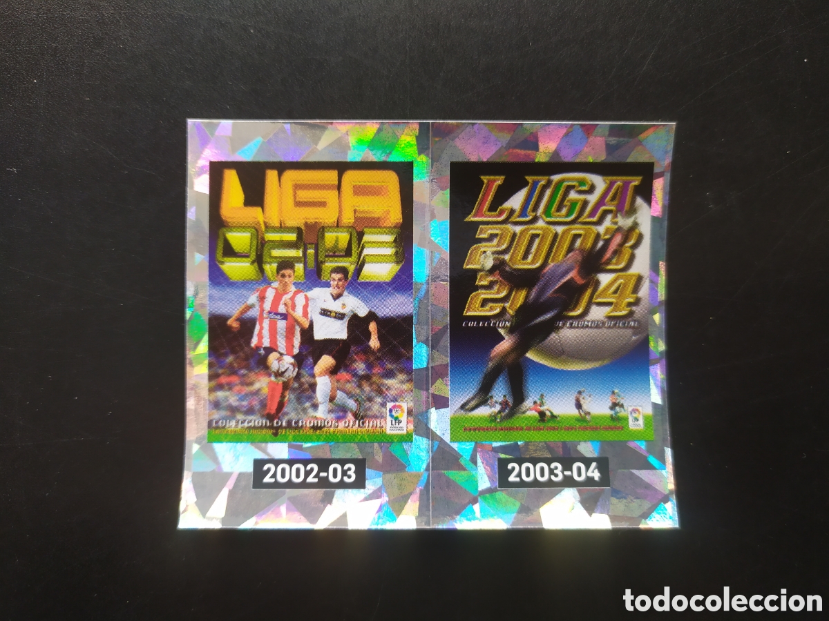 Figurine di Calcio: Liga este 2021 2022 21 22 panini m&aacute;gicos 50 portadas 2002-03 2003-04 n&ordm; 31 32 conmemorativos