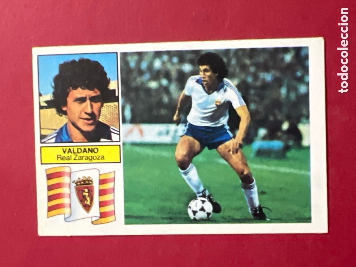 Cromos de F&uacute;tbol: A922. CROMO F&Uacute;TBOL 82 83 SIN PEGAR LIGA ESTE 1982 1983 REAL ZARAGOZA VALDANO