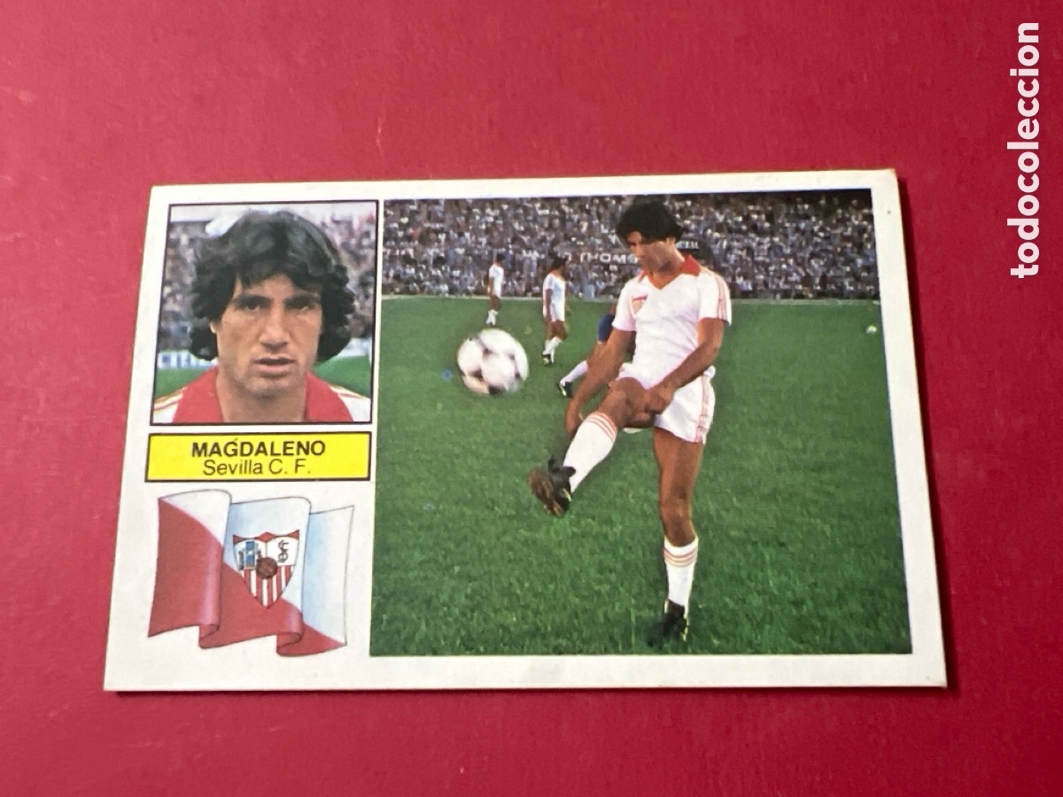 Cartes &agrave; collectionner de Football: A1020. CROMO LIGA ESTE 82 83 MAGDALENO SEVILLA. SIN PEGAR NUNCA PEGADO