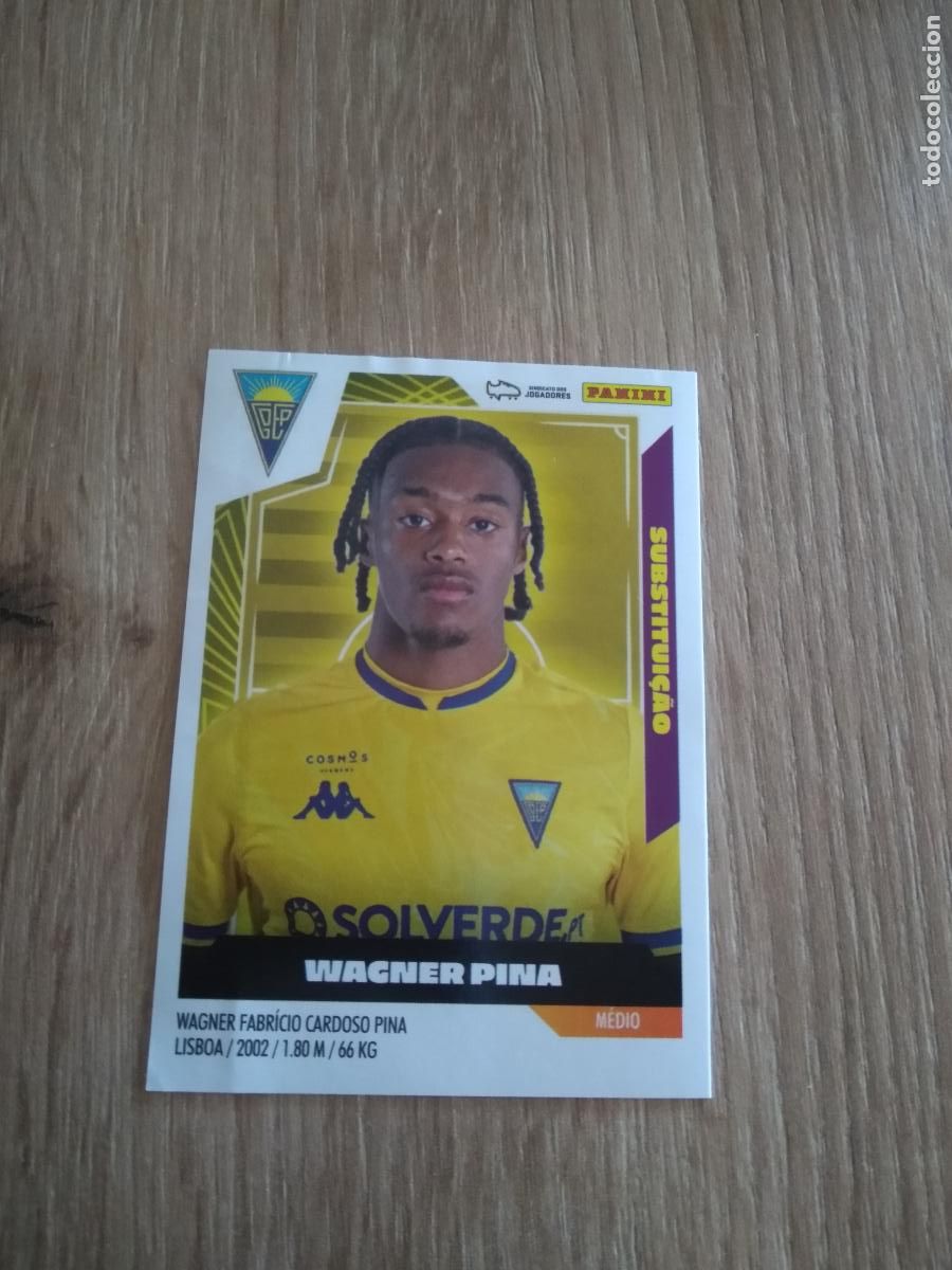 Cromos de Futebol: 144 BIS WAGNER PINA ESTORIL CROMO FUTBOL PANINI LIGA PORTUGAL 2023-2024 FUTEBOL LIGA BETCLIC 23-24