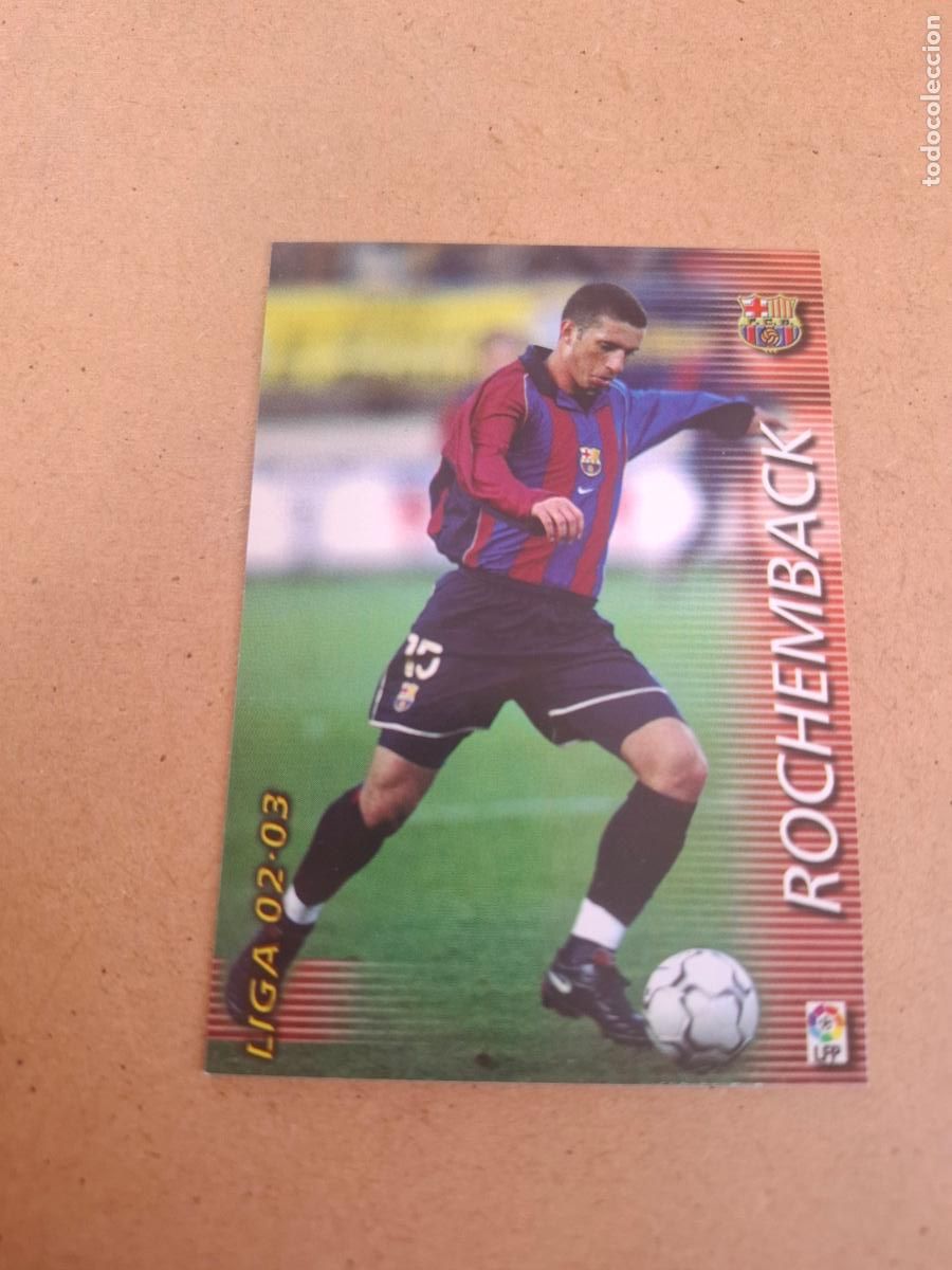 Fu&szlig;ball-Sticker: MEGAFICHAS 2002 2003 02 03 - PANINI - 64 ROCHEMBACK - FC. BARCELONA
