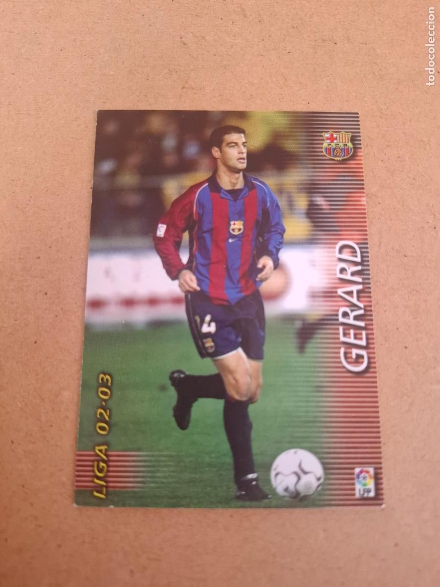 Fu&szlig;ball-Sticker: MEGAFICHAS 2002 2003 02 03 - PANINI - 65 GERARD - FC. BARCELONA
