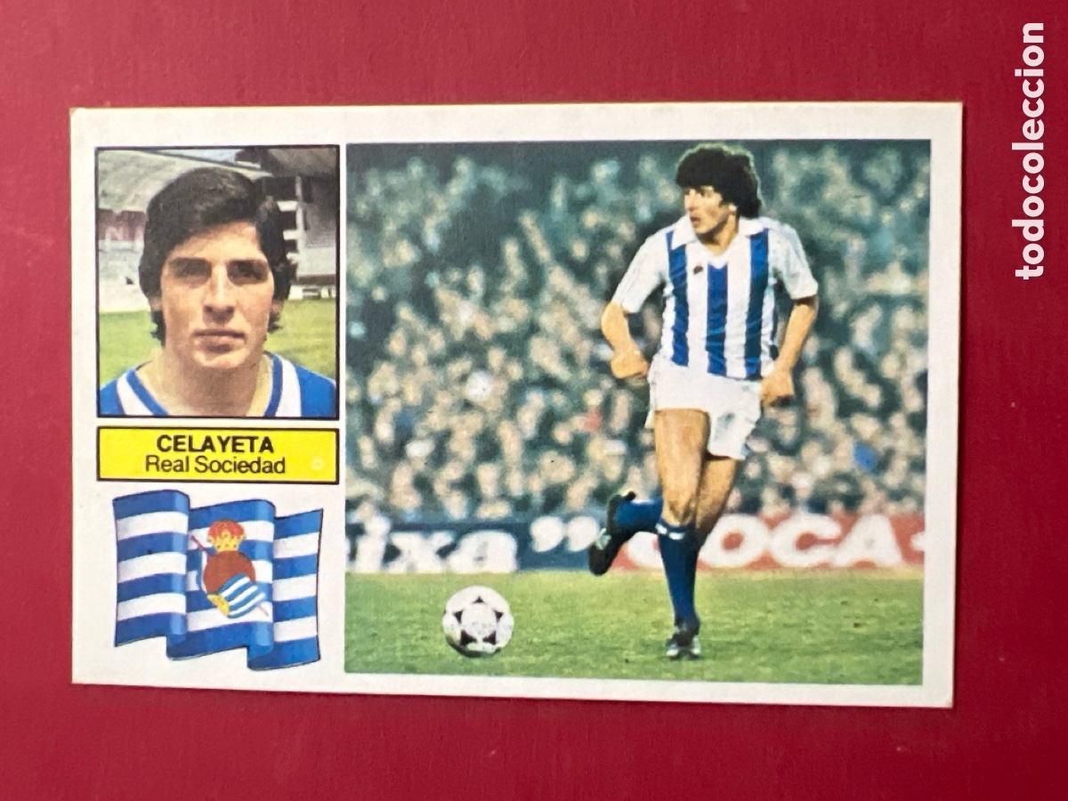 Cromos de Futebol: A1083. CELAYETA REAL SOCIEDAD ESTE 1982 1983 CROMO FUTBOL LIGA 82 83 - RF0 - SIN PEGAR