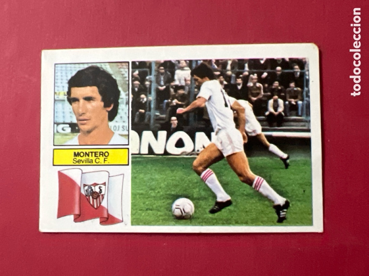 Cromos de f&uacute;tbol: A1084. MONTERO SEVILLA SIN PEGAR EDICIONES ESTE 1982 1983 LIGA 82 83