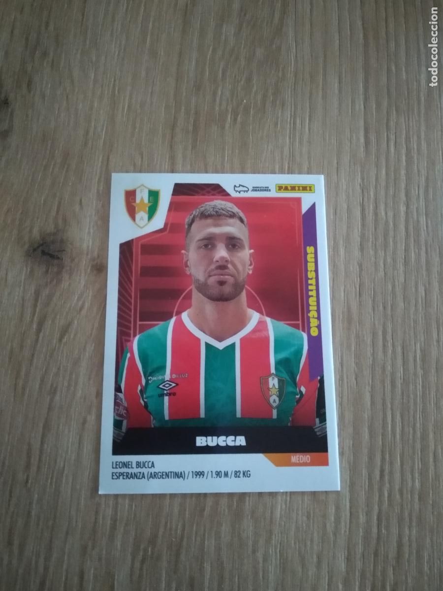 Cromos de F&uacute;tbol: 165 BIS BUCCA ESTRELA DA AMADORA CROMO FUTBOL PANINI LIGA PORTUGAL 2023-2024 FUTEBOL 23-24