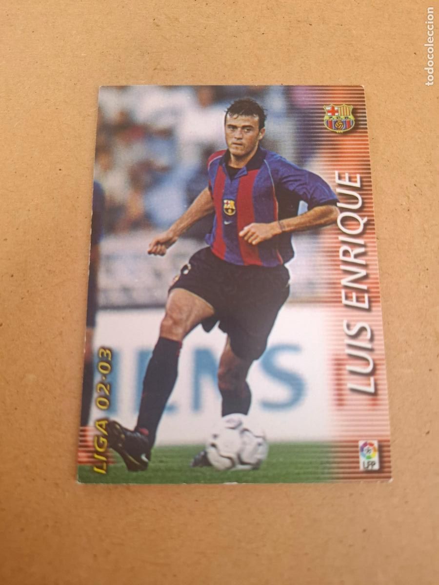 Cromos de F&uacute;tbol: MEGAFICHAS 2002 2003 02 03 - PANINI - 68 LUIS ENRIQUE - FC. BARCELONA