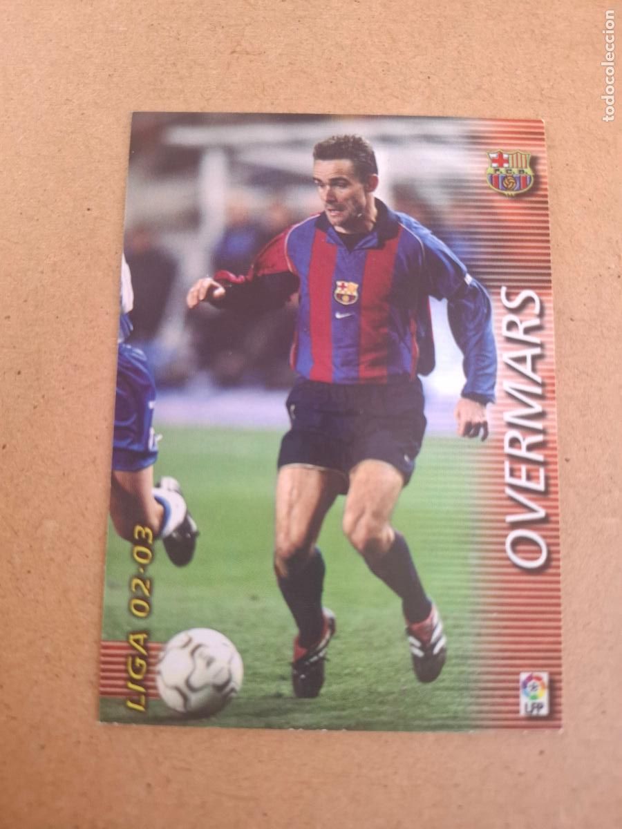 Cartes &agrave; collectionner de Football: MEGAFICHAS 2002 2003 02 03 - PANINI - 69 OVERMARS - FC. BARCELONA