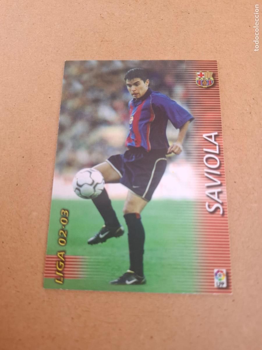 Cromos de F&uacute;tbol: MEGAFICHAS 2002 2003 02 03 - PANINI - 71 SAVIOLA - FC. BARCELONA