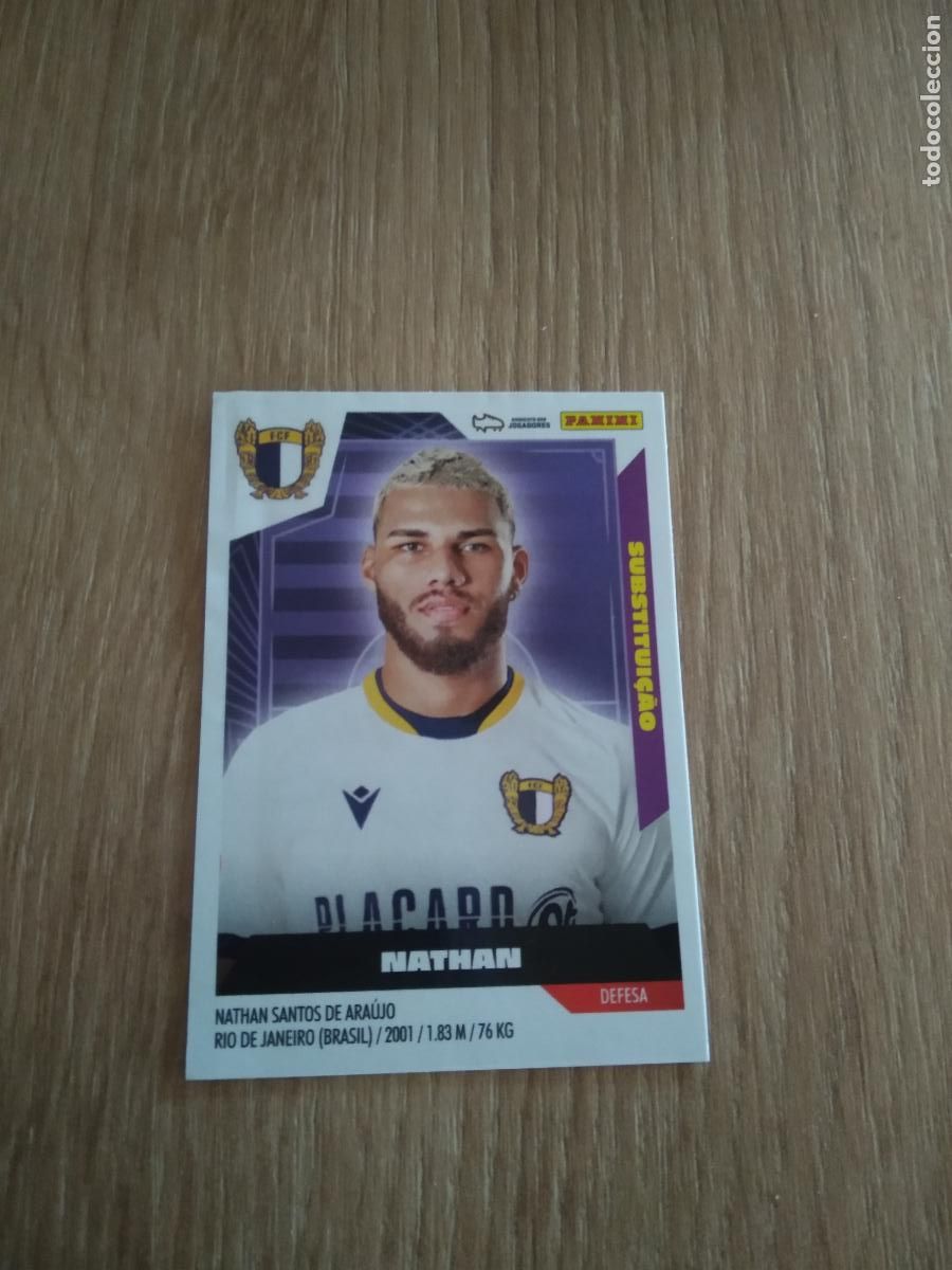 Cromos de F&uacute;tbol: 179 BIS NATHAN FAMALICAO CROMO FUTBOL PANINI LIGA PORTUGAL 2023-2024 FUTEBOL 23-24