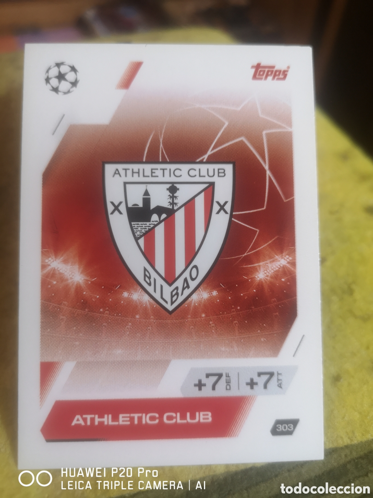 Fu&szlig;ball-Sticker: MATCH ATTAX 2025 - 2026 ESCUDO - ATHLETIC CLUB BILBAO 303