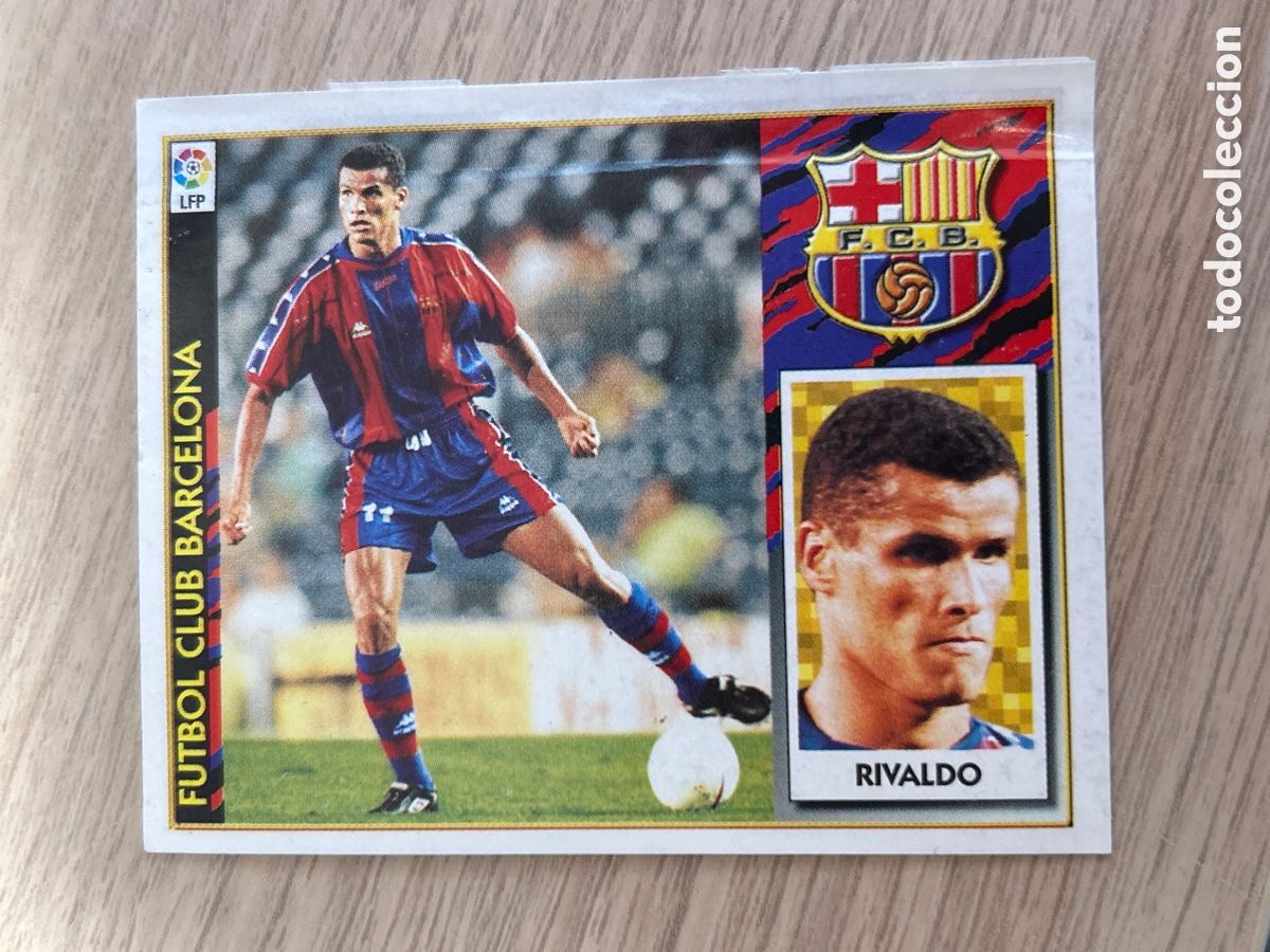 Football Stickers: RIVALDO BARCELONA COLOCA LIGA ESTE 1997 1998 97 98 VENTANILLA