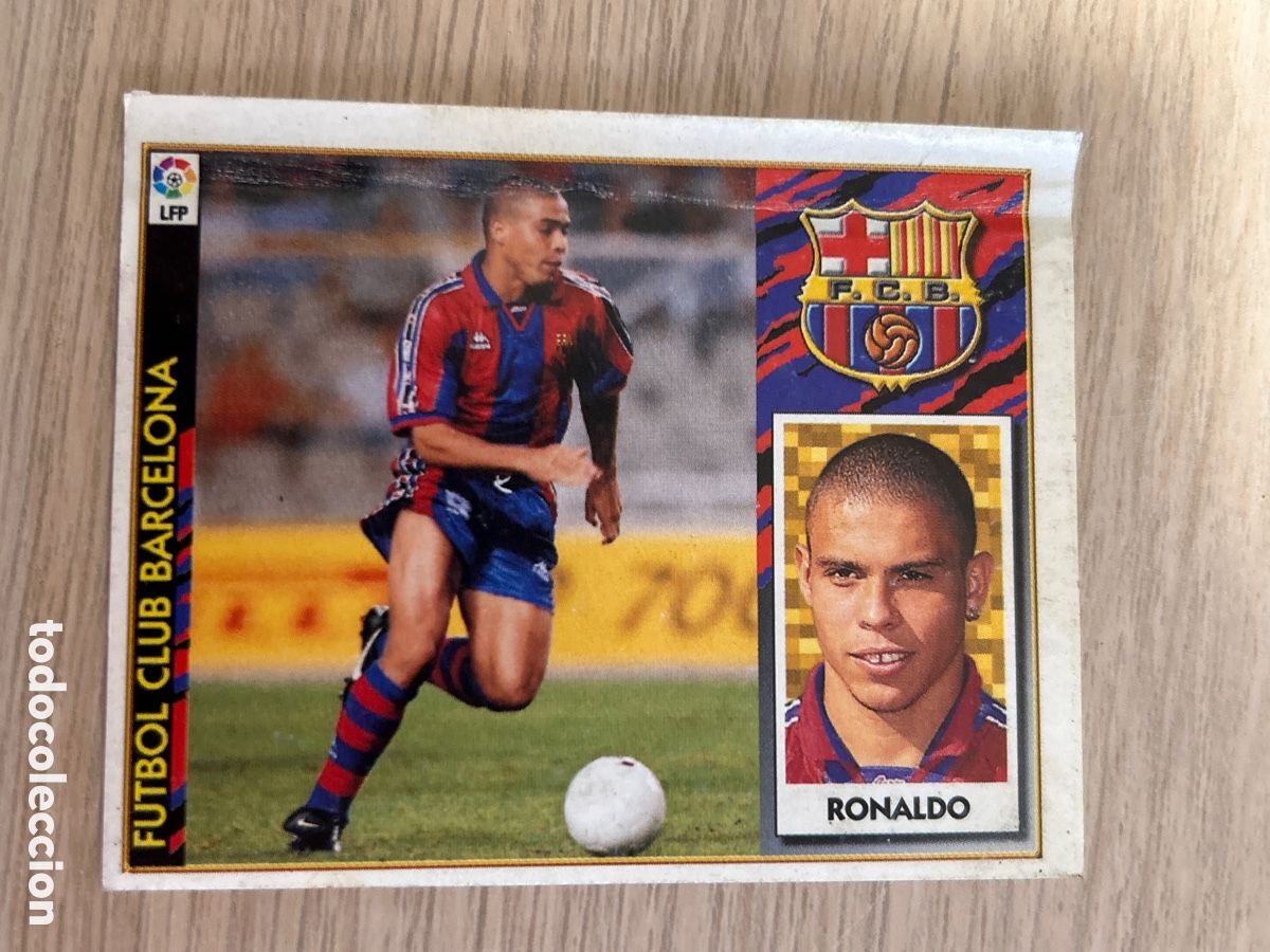 Football Stickers: RONALDO BARCELONA BAJA LIGA ESTE 1997 1998 97 98 VENTANILLA