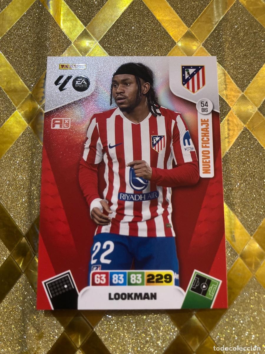 Cromos de F&uacute;tbol: CROMO DE FUTBOL NUMERO BIS 54 LOOKMAN ATLETICO DE MADRID ADRENALYN XL 2025 2026 PANINI !