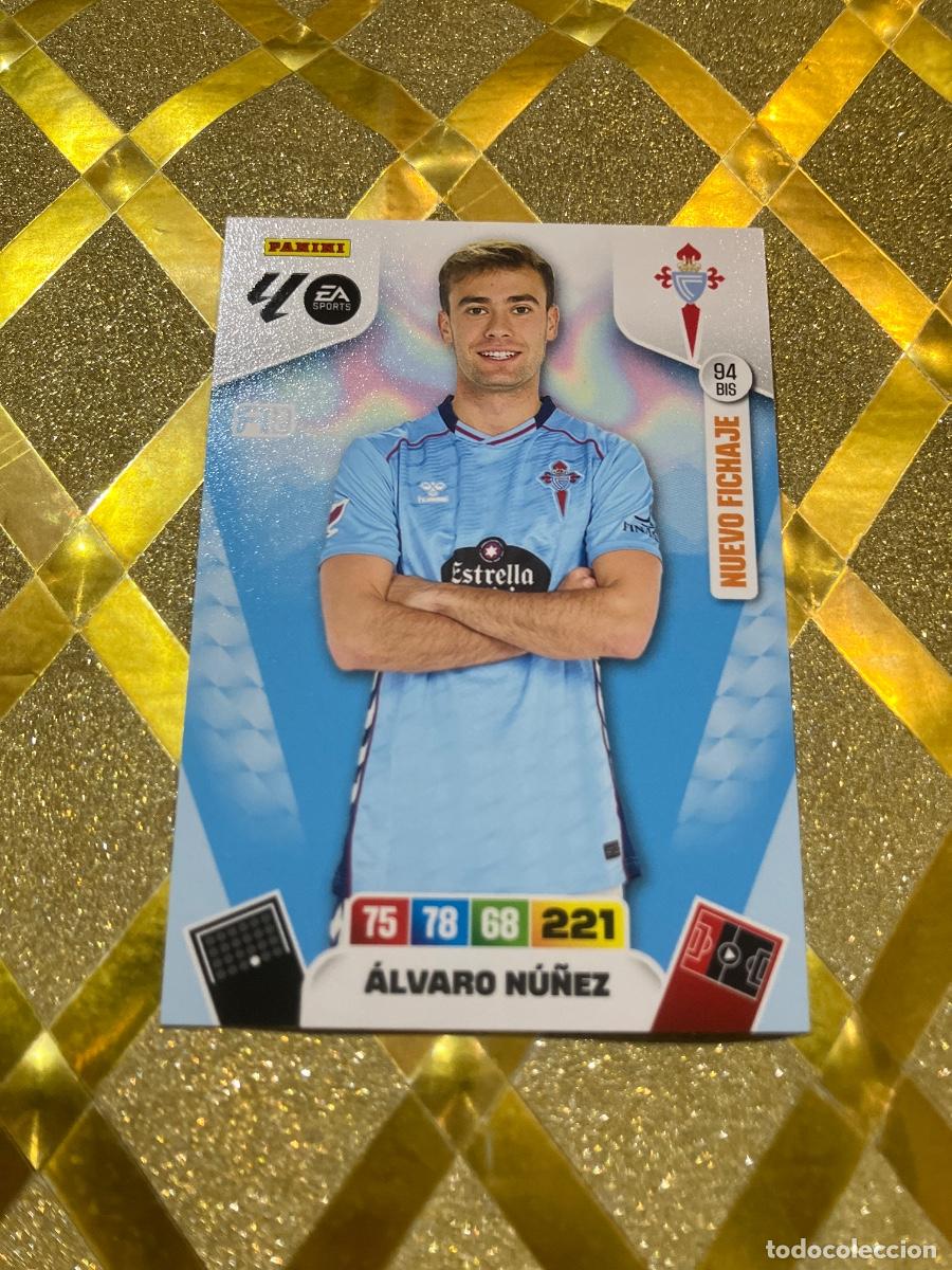 Cromos de F&uacute;tbol: CROMO DE FUTBOL NUMERO BIS 94 ALVARO NU&Ntilde;EZ CELTA DE VIGO ADRENALYN XL 2025 2026 PANINI !