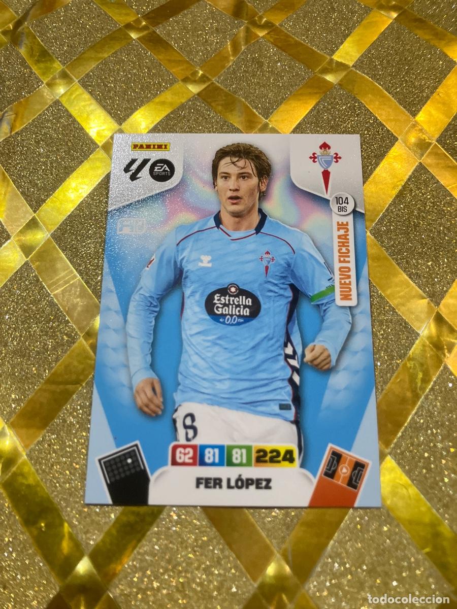 Cromos de F&uacute;tbol: CROMO DE FUTBOL NUMERO BIS 104 FER LOPEZ CELTA DE VIGO ADRENALYN XL 2025 2026 PANINI !