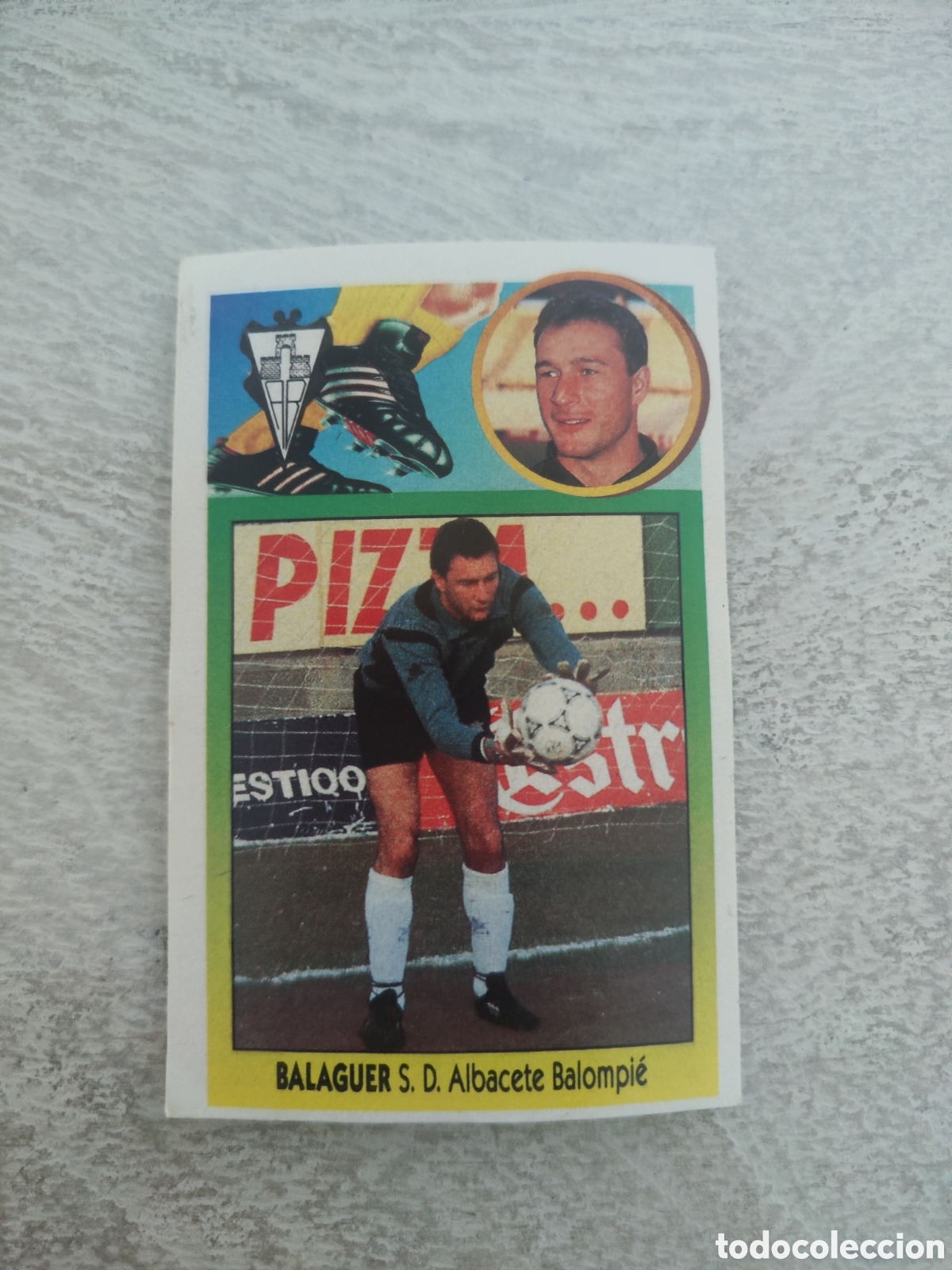 Fu&szlig;ball-Sticker: Este 93 94 adhesivo sin pegar Albacete Balaguer