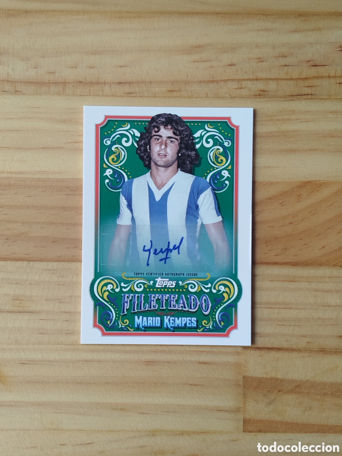 Cromos de F&uacute;tbol: Auto Kempes Fileteado Topps