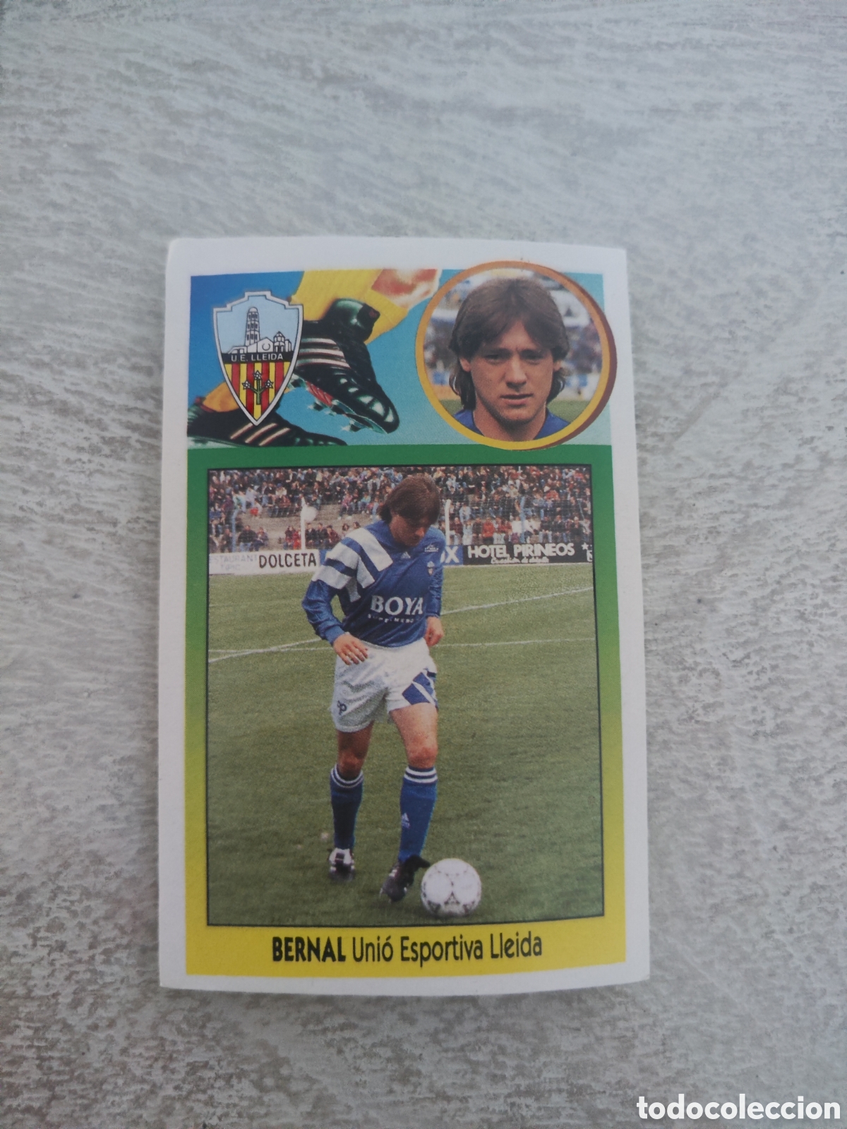 Cromos de Futebol: Este 93 94 adhesivo sin pegar Lleida Bernal baja