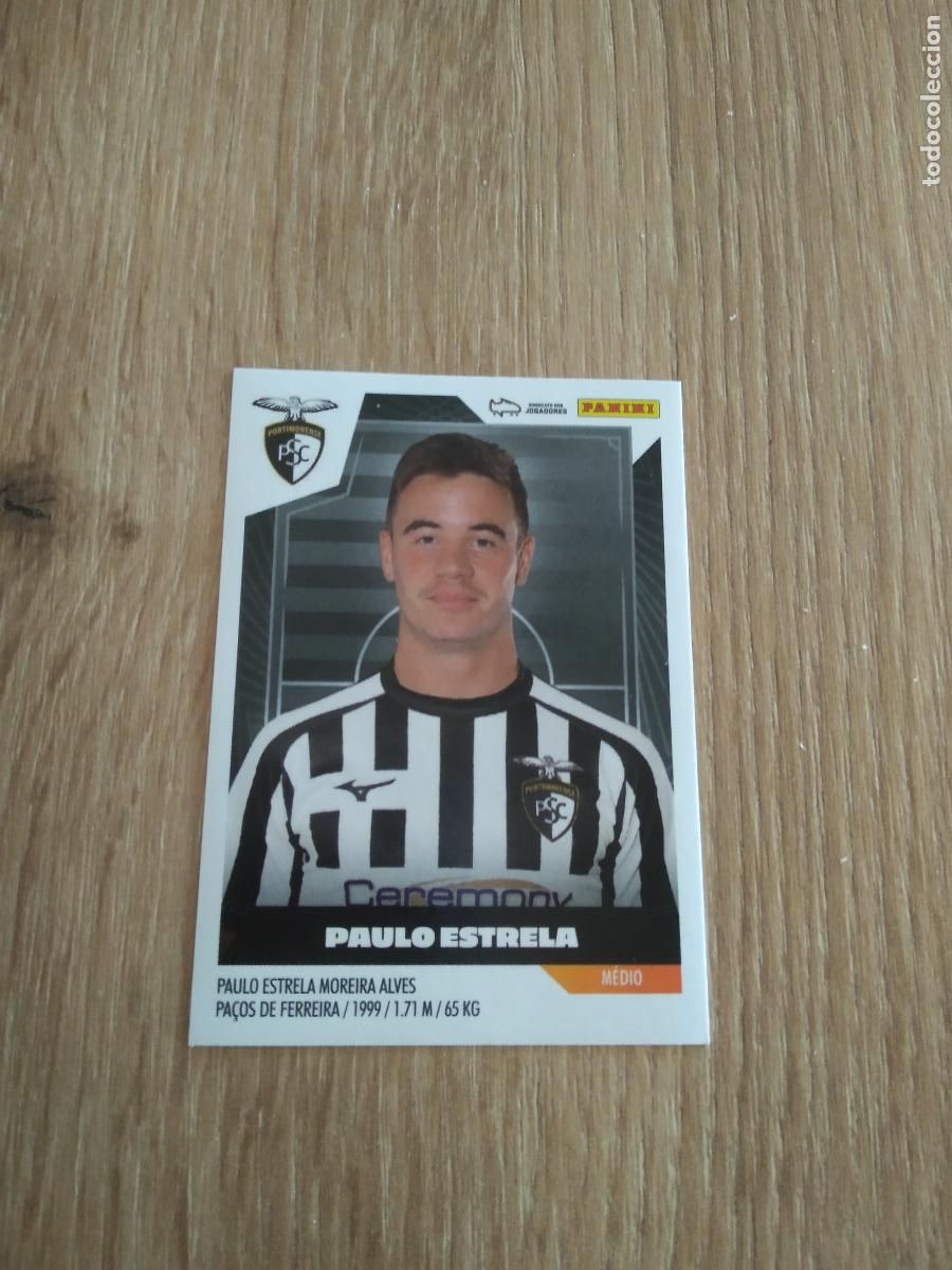 Cromos de Futebol: 256 PAULO ESTRELA PORTIMONENSE CROMO FUTBOL PANINI LIGA PORTUGAL 2023-2024 FUTEBOL 23-24
