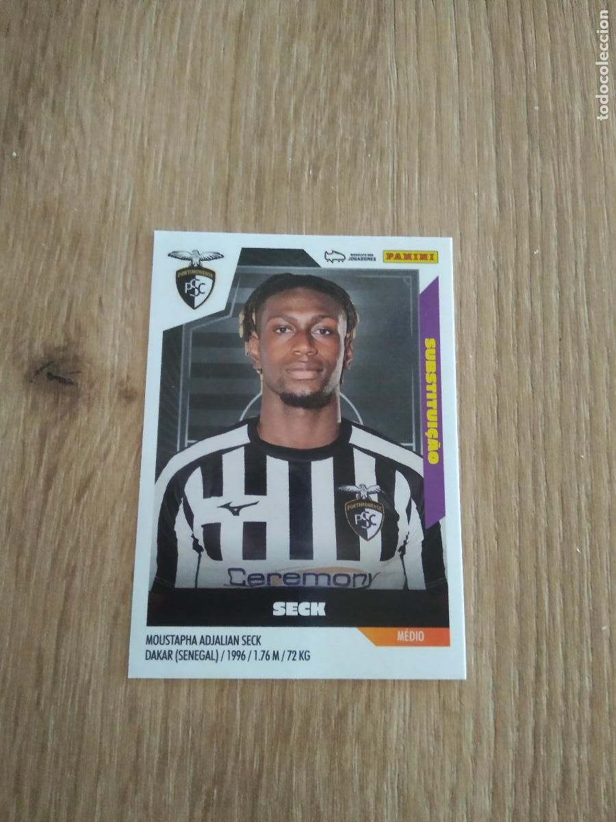 Cartes &agrave; collectionner de Football: 259 BIS SECK PORTIMONENSE CROMO FUTBOL PANINI LIGA PORTUGAL 2023-2024 FUTEBOL 23-24