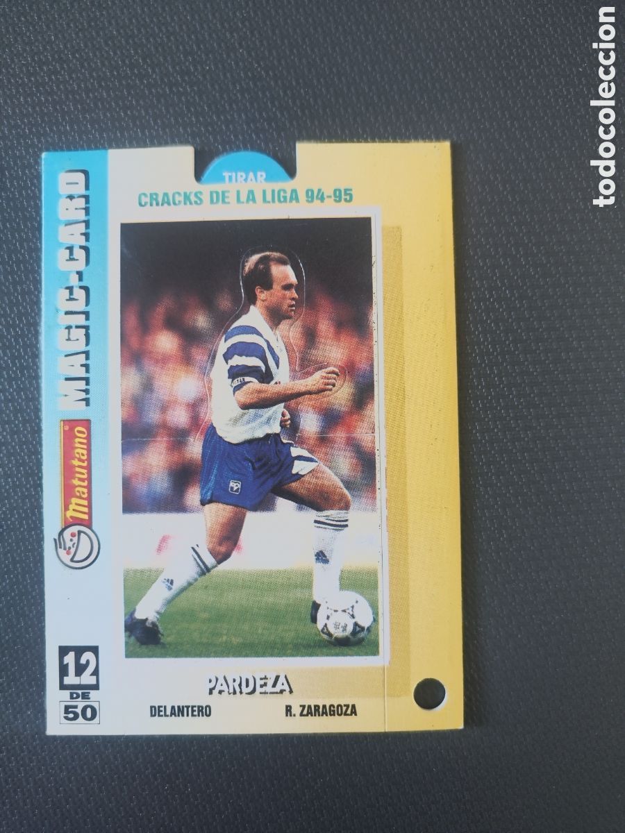 Football Stickers: Matutano Magic card liga 94 95 buen estado 12 Zaragoza Pardeza