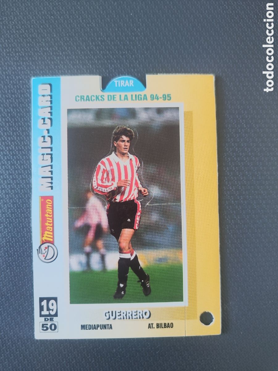 Football Stickers: Matutano Magic card liga 94 95 buen estado 19 Athletic Bilbao Guerrero
