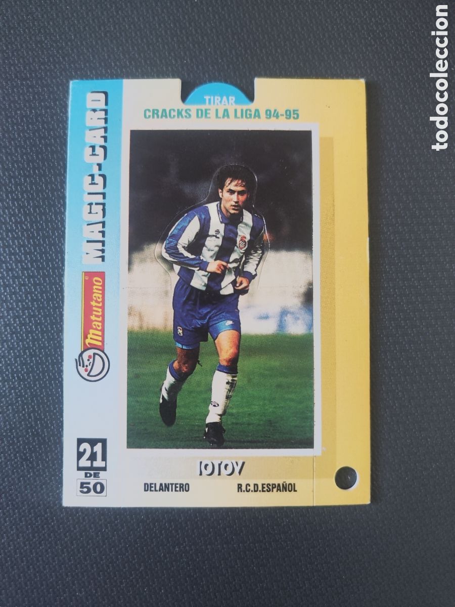 Football Stickers: Matutano Magic card liga 94 95 buen estado 21 Espa&ntilde;ol Iotov