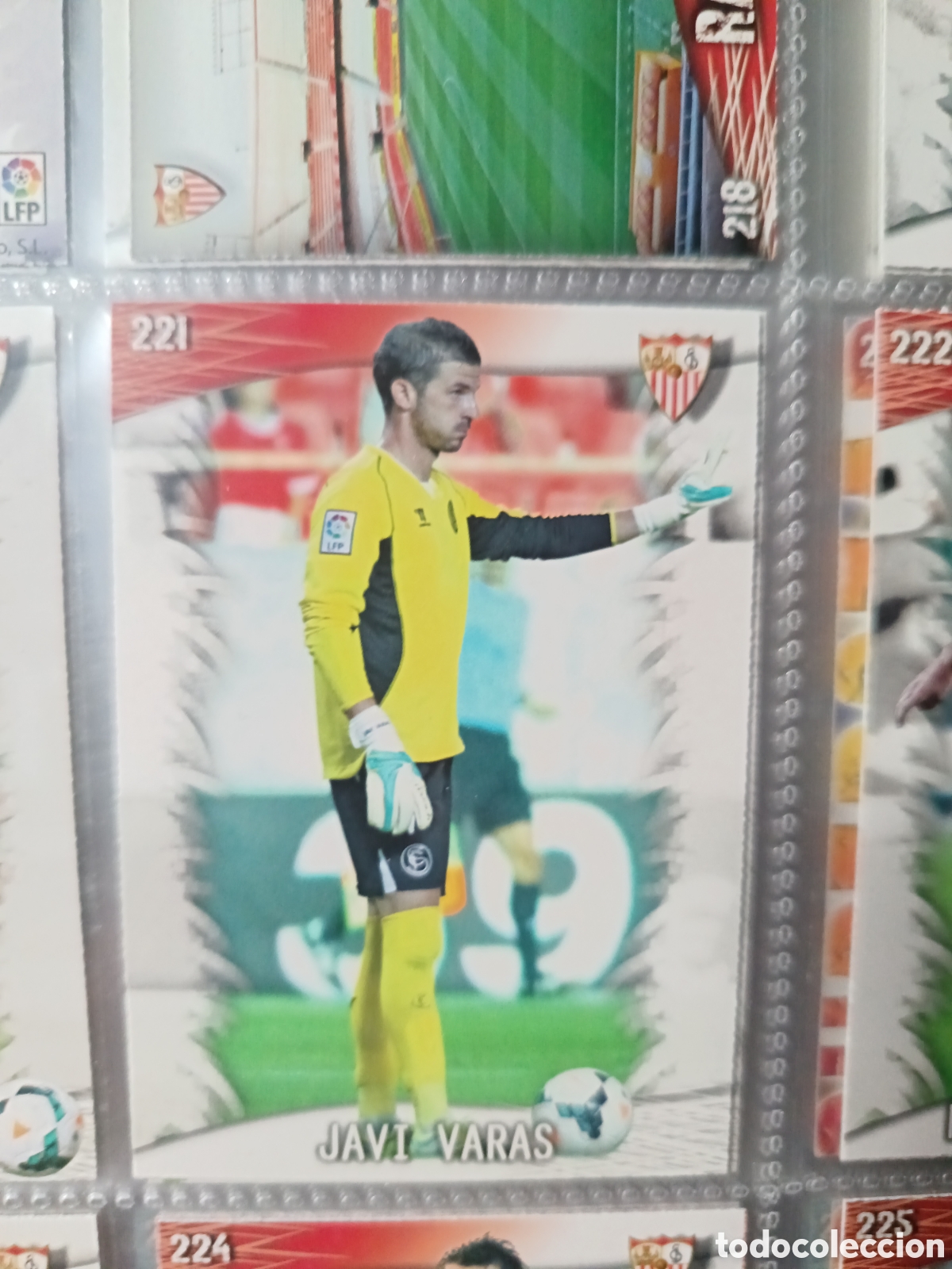 Cromos de F&uacute;tbol: 221 Javi Varas mundicromo Quiz Game 13/14