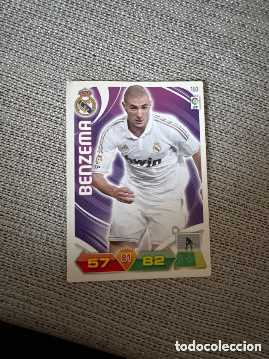 Cromos de F&uacute;tbol: Benzema ADRENALYN XL 2011 2012 REAL MADRID