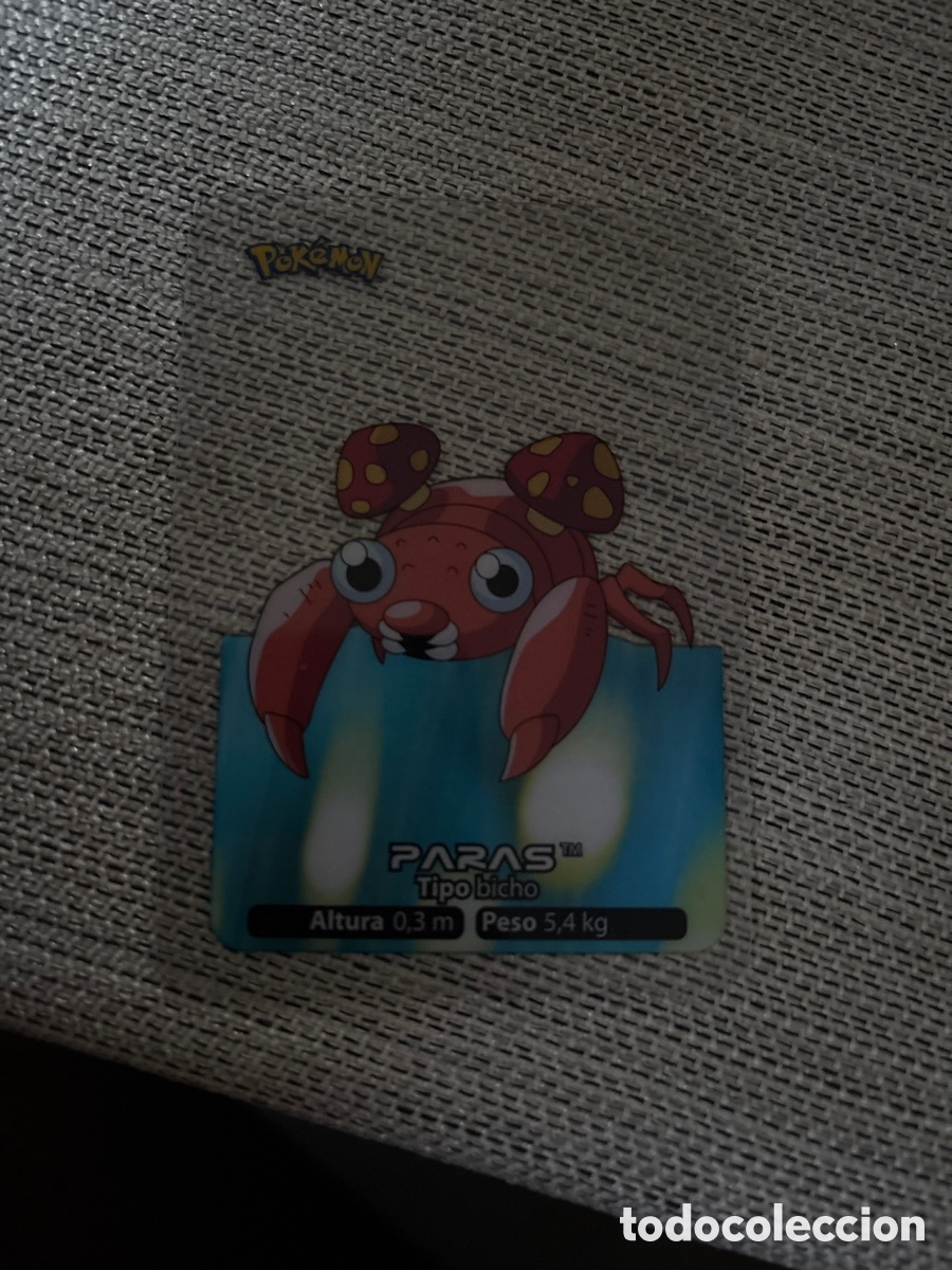 Cartes &agrave; collectionner de Football: Paras LAMINCARDS POKEMON