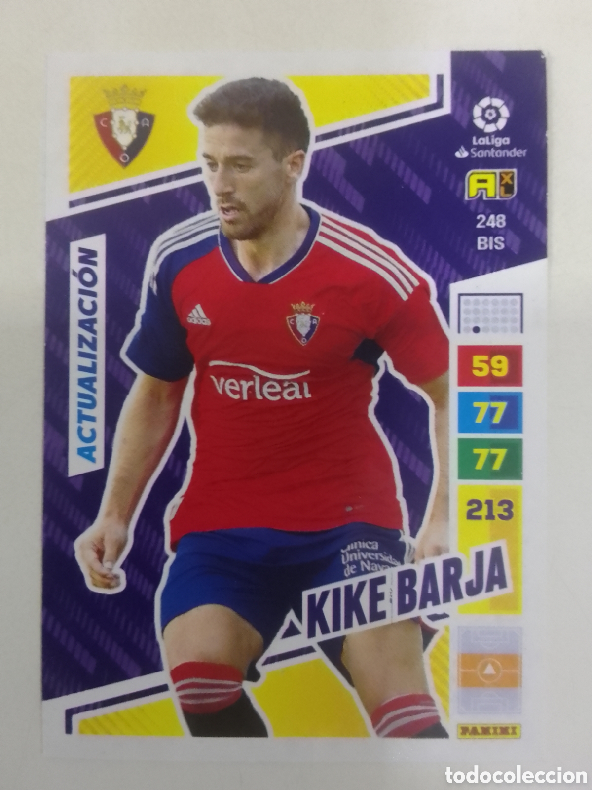 Football Stickers: Adrenalyn XL 2022-23 n&deg; 248 BIS Kike Baraja &bull; Osasuna. ACTUALIZACI&Oacute;N.