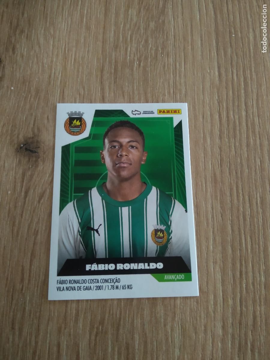 Football Stickers: 301 FABIO RONALDO RIO AVE CROMO FUTBOL PANINI LIGA PORTUGAL 2023-2024 FUTEBOL 23-24