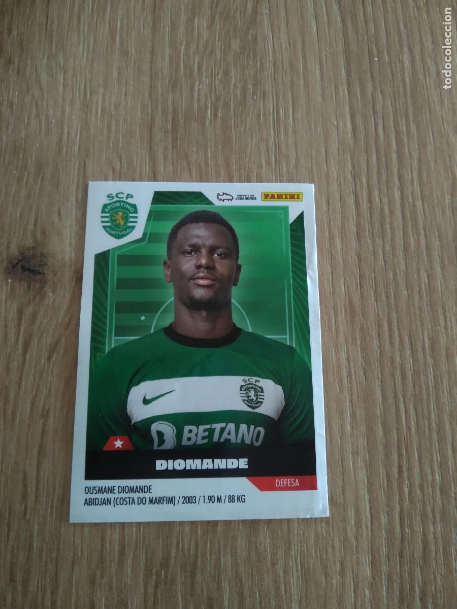 Fu&szlig;ball-Sticker: 309 DIOMANDE SPORTING CROMO FUTBOL PANINI LIGA PORTUGAL 2023-2024 FUTEBOL 23-24