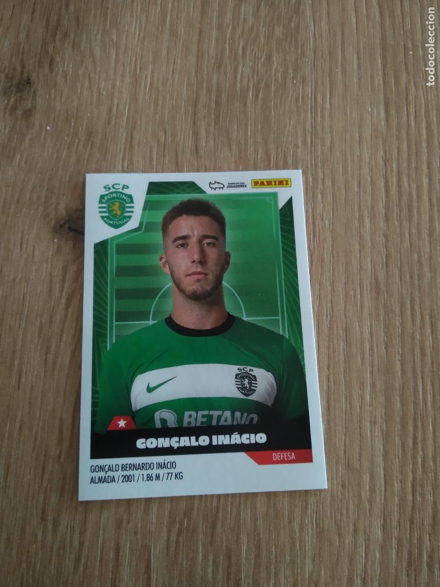 Fu&szlig;ball-Sticker: 310 GON&Ccedil;ALO INACIO SPORTING CROMO FUTBOL PANINI LIGA PORTUGAL 2023-2024 FUTEBOL 23-24