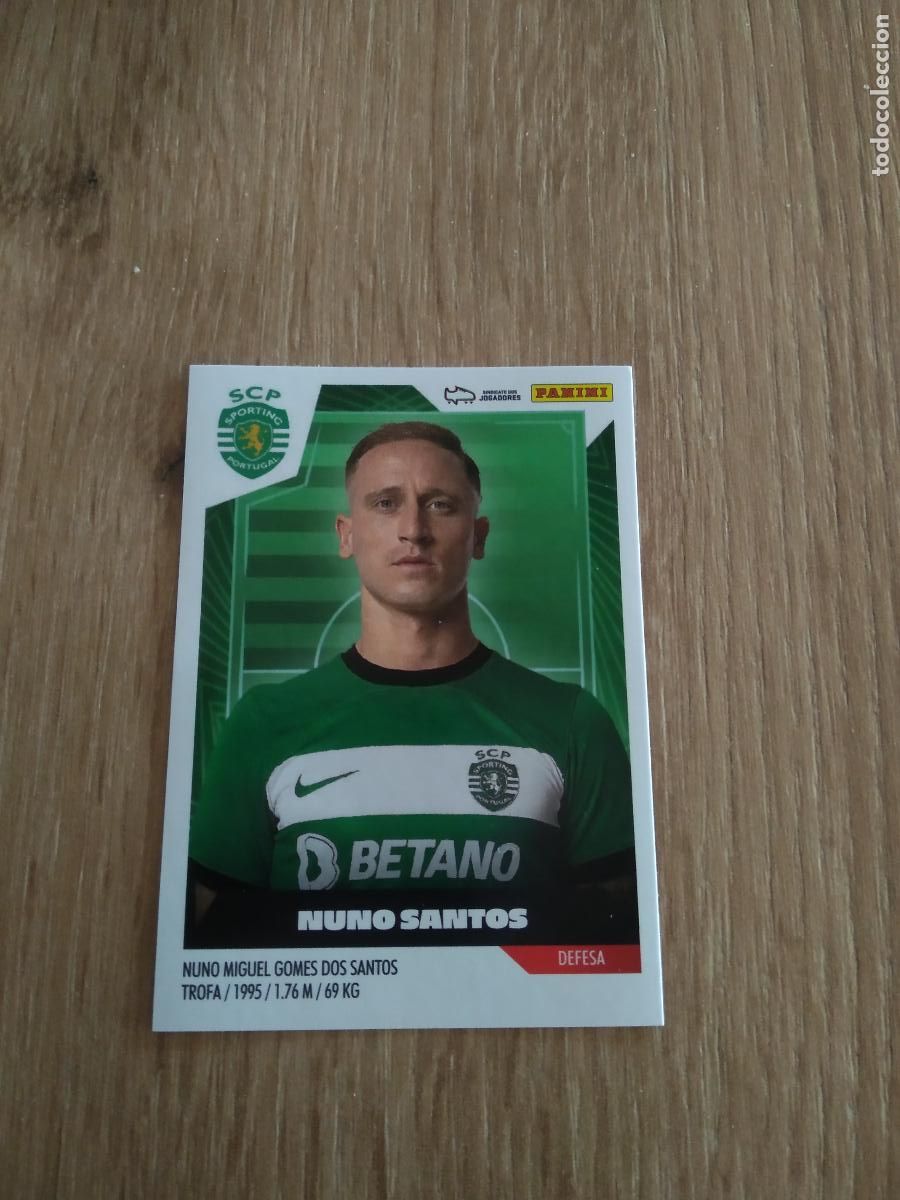 Fu&szlig;ball-Sticker: 312 NUNO SANTOS SPORTING CROMO FUTBOL PANINI LIGA PORTUGAL 2023-2024 FUTEBOL 23-24