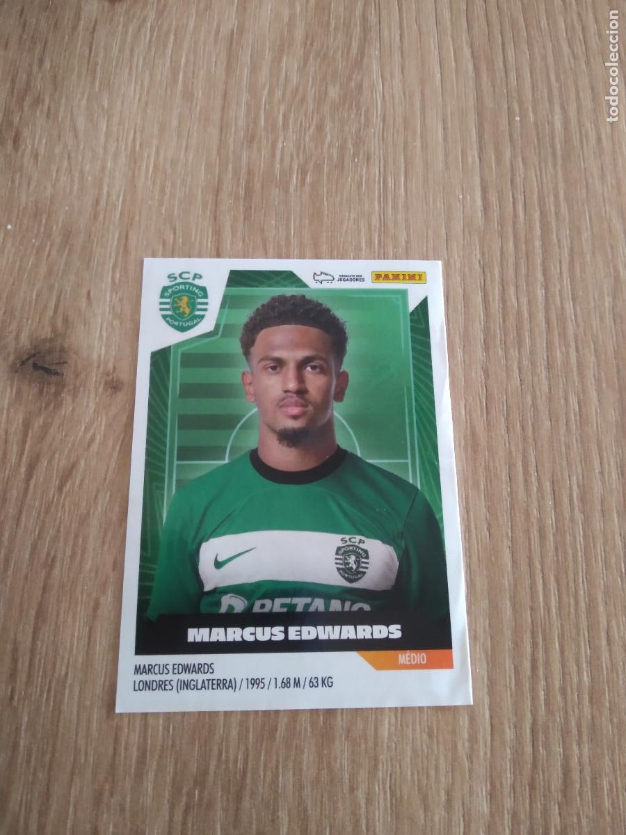 Cromos de F&uacute;tbol: 318 MARCUS EDWARDS SPORTING CROMO FUTBOL PANINI LIGA PORTUGAL 2023-2024 FUTEBOL 23-24