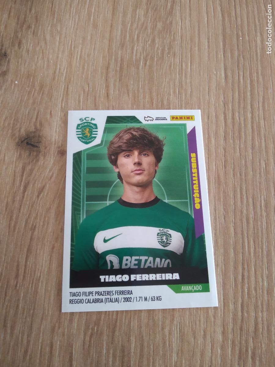 Cromos de F&uacute;tbol: 320 BIS TIAGO FERREIRA SPORTING CROMO FUTBOL PANINI LIGA PORTUGAL 2023-2024 FUTEBOL 23-24