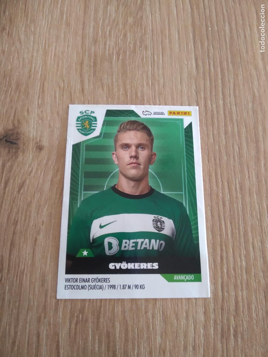 Cromos de F&uacute;tbol: 321 GYOKERES ROOKIE NOVATO SPORTING CROMO FUTBOL PANINI LIGA PORTUGAL 2023-2024 FUTEBOL 23-24