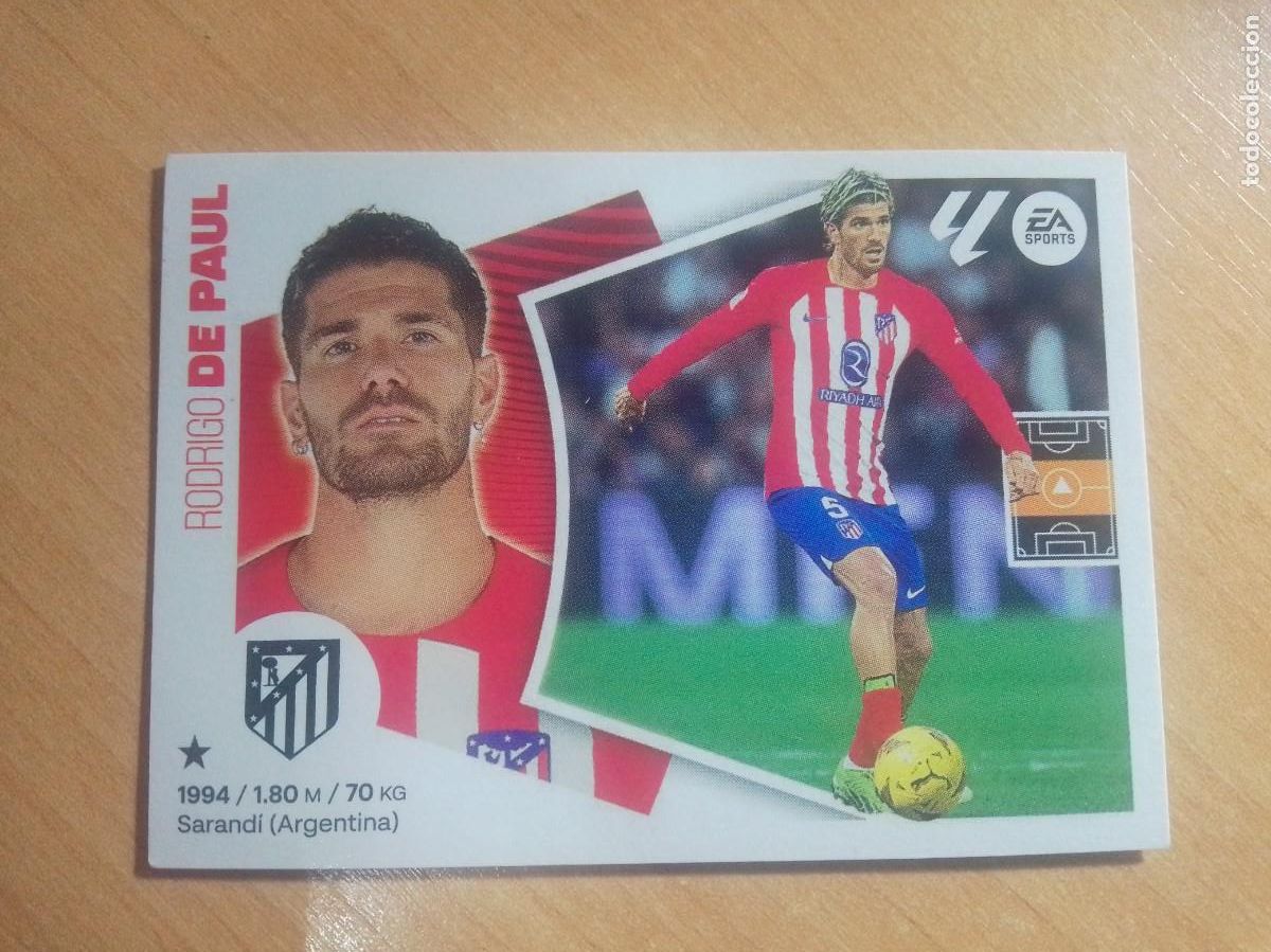Cromos de F&uacute;tbol: 0 DE PAUL DEL ATL&Eacute;TICO DE MADRID 24 25 LIGA ESTE 2024 2025 PANINI
