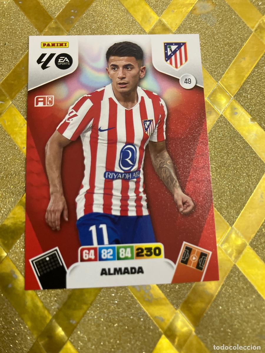 Cromos de F&uacute;tbol: CROMO DE FUTBOL NUMERO 49 ALMADA ATLETICO DE MADRID ADRENALYN XL 2025 2026 PANINI !