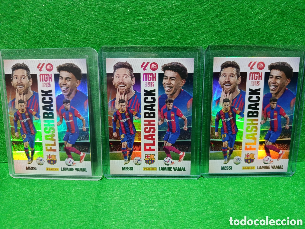 Cromos de F&uacute;tbol: FLASH BACK MESSI YAMAL 429