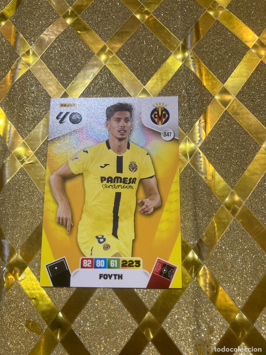 Cromos de f&uacute;tbol: CROMO DE FUTBOL NUMERO 347 FOYTH VILLARREAL ADRENALYN XL 2025 2026 PANINI !