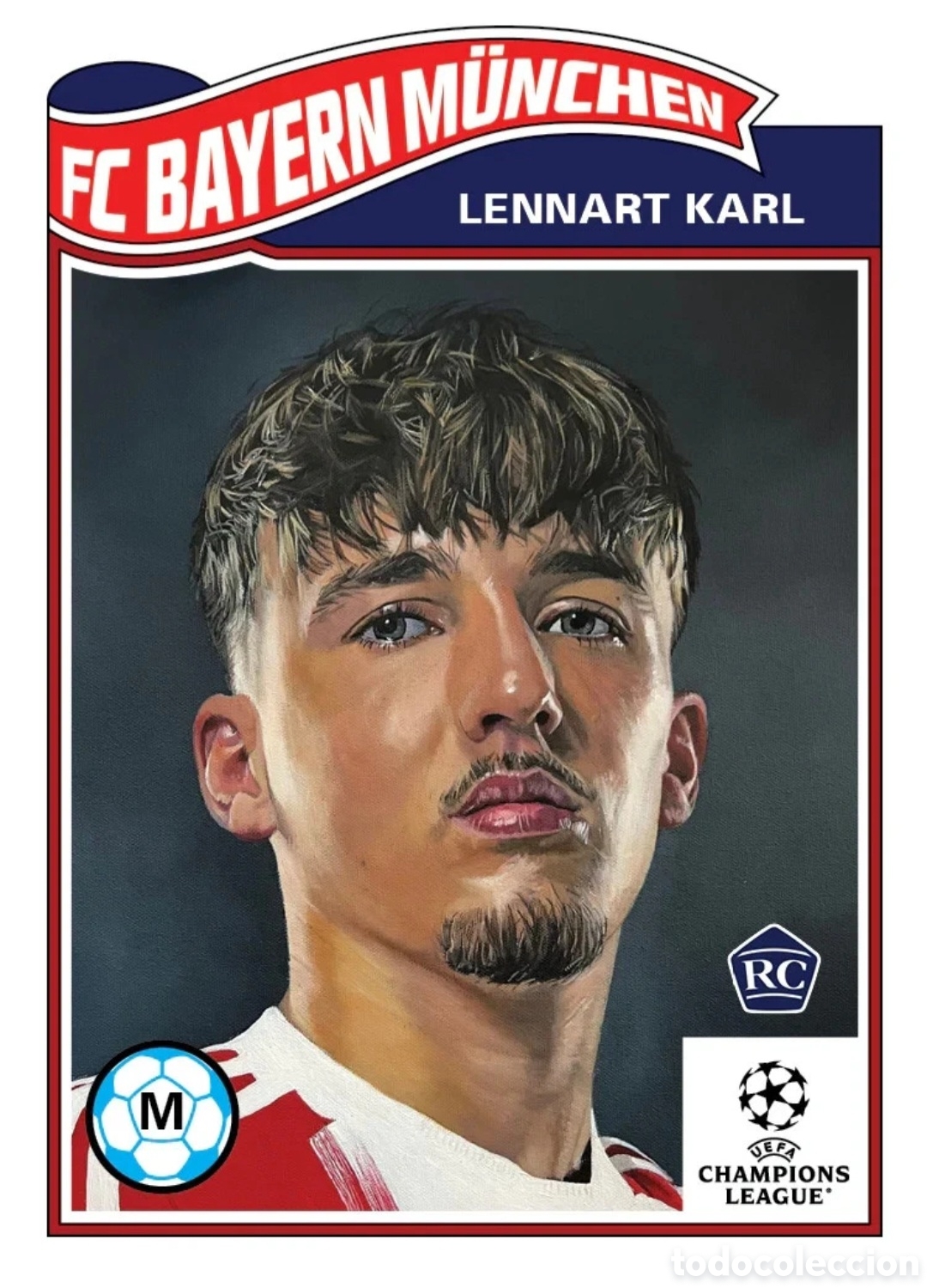 Cromos de Futebol: Topps UCC Living Set - Lennart Karl RC #834 - FC Bayern Munich
