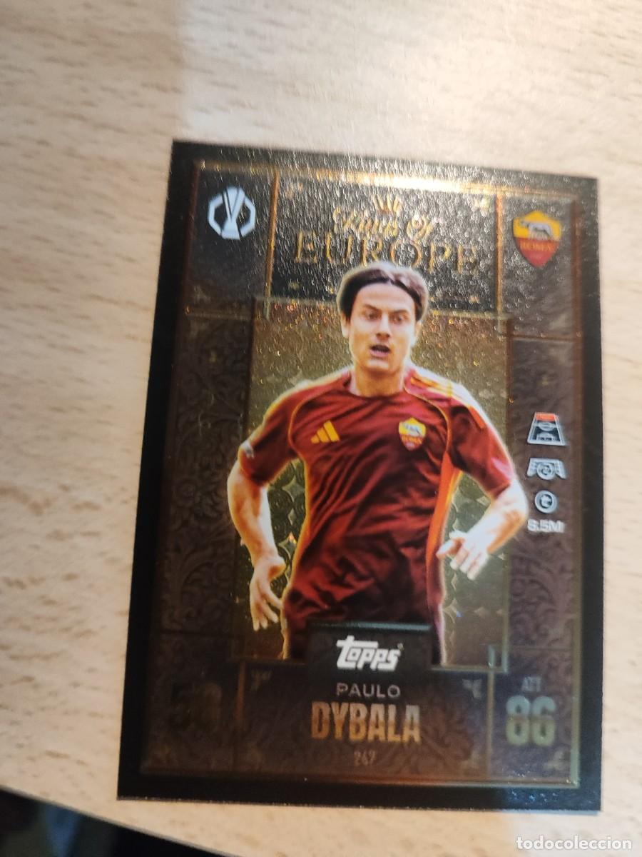 Cromos de F&uacute;tbol: 247 UCL MATCH ATTAX EXTRA 2025/26 PAULO DYBALA AS ROMA KINGS OF EUROPE 25 2026 TOPPS