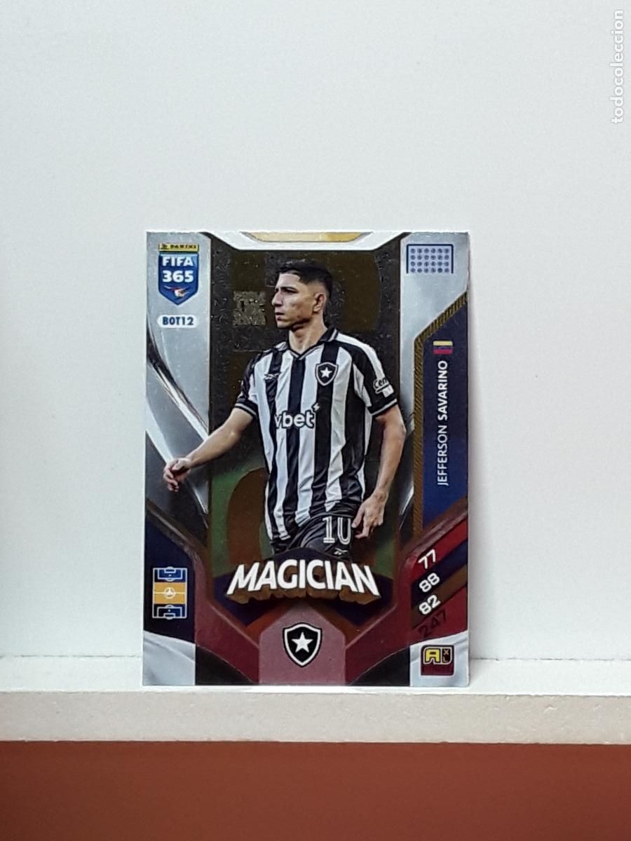 Cromos de F&uacute;tbol: FIFA 365 ADRENALYN 2025 2026 25 26 ALBUM PANINI LIGA N BOT12 BOT 12 BOTAFOGO JEFFERSON SAVARINO