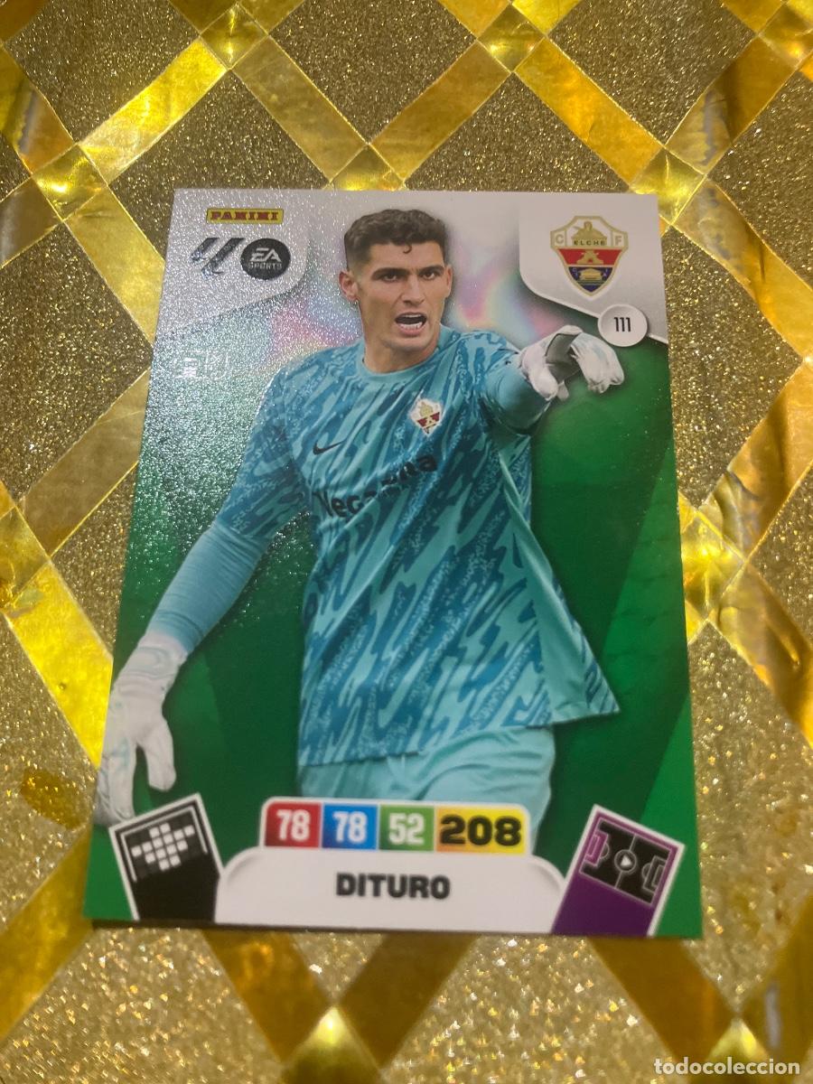 Cromos de f&uacute;tbol: CROMO DE FUTBOL NUMERO 111 DITURO ELCHE ADRENALYN XL 2025 2026 PANINI !